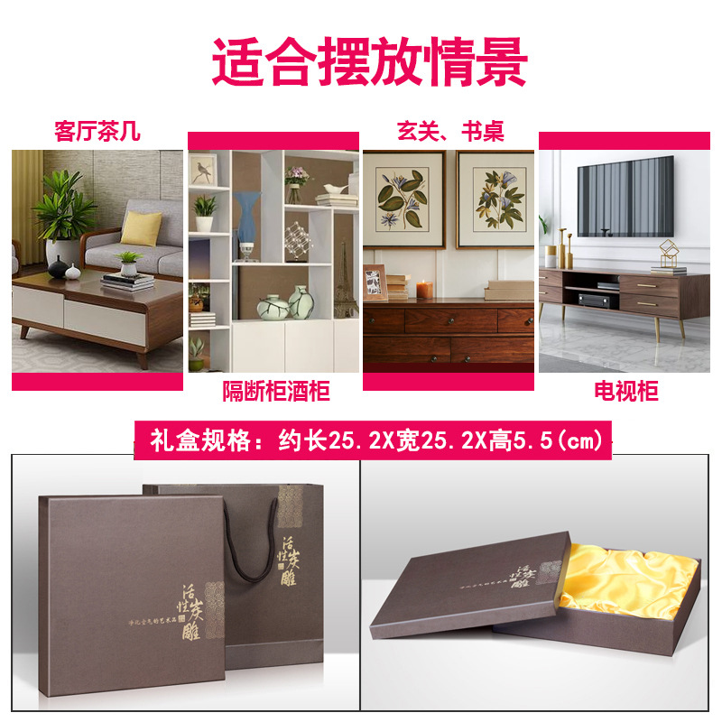 2024 Zodiac Dragon Year Mascot Office Decorations Living Room Golden Dragon Crafts Spring Festival New Year Gifts