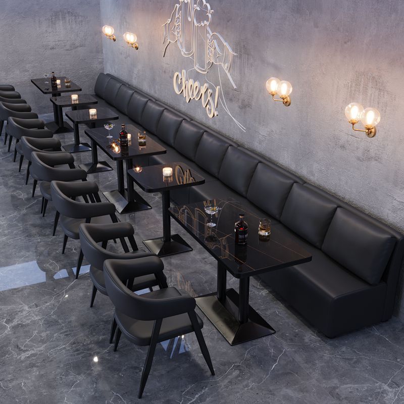 Industrial Style Tavern Cafe Bar Sofa Table and Chairs Barbecue Shop Hot Pot Western Restaurant Dining Bar Clear Bar Booth Sofa