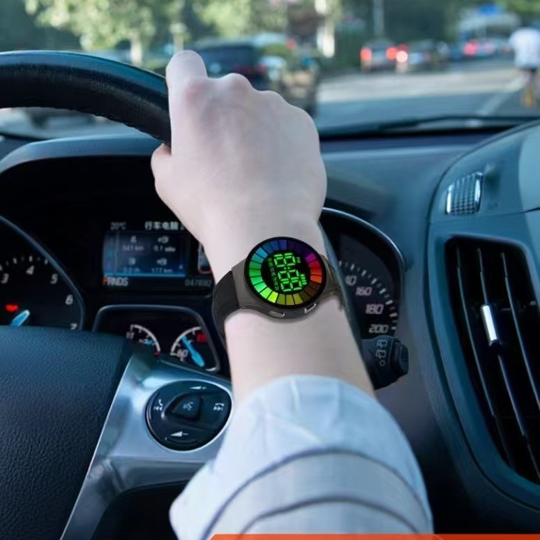 2025 New Fashion Trend Electronic Watch for Teenagers That Flashes and Dances with the Frequency of the Music