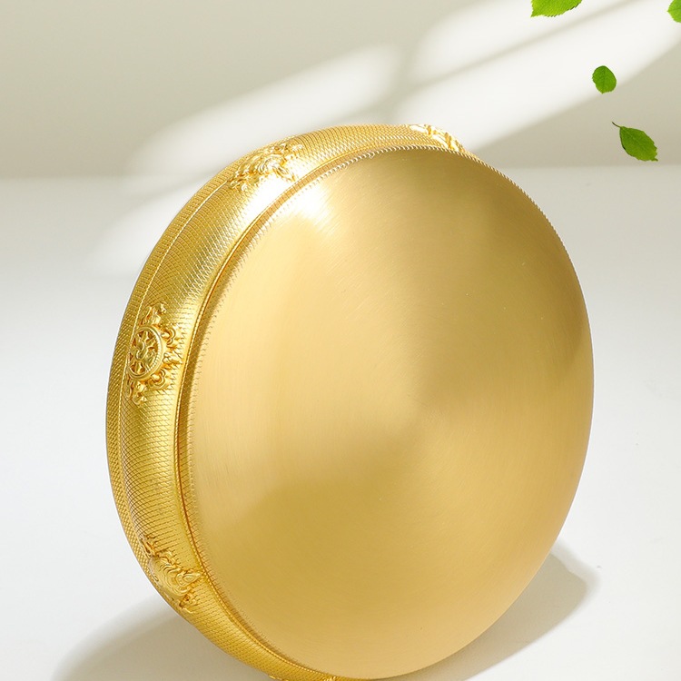 Mandala Plate Xizang Style Eight Auspicious Xizang Tantric Design Brass Mandala Plate Base Plate 12.5cm Tantric Offering Mandala