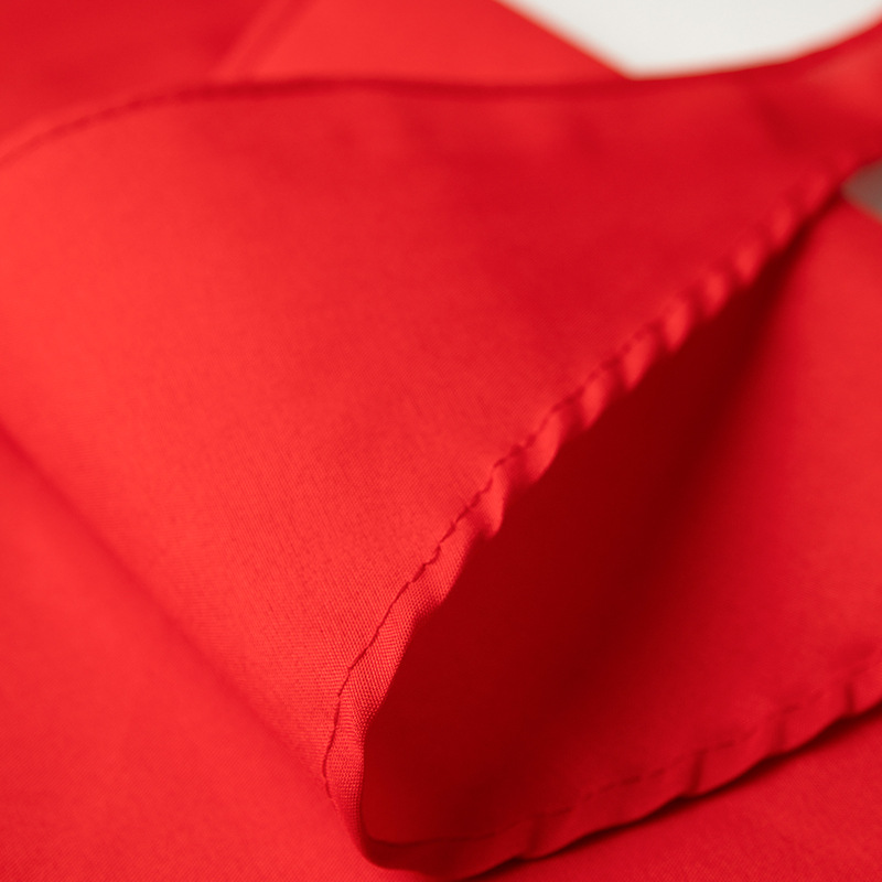 Deli 50552_1 meter cotton red scarf red strip for children and primary school students