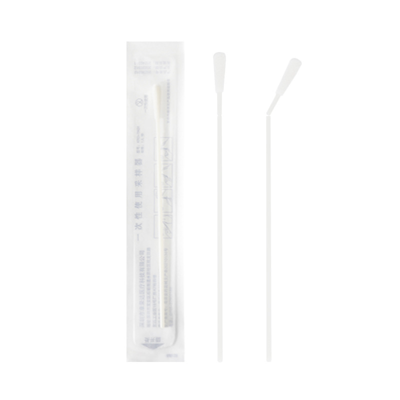 New Date Single Use Sampler Flocking Pharyngeal Swab Oral Swab Nucleic Acid H1N1 Gene Detection Cotton Swab