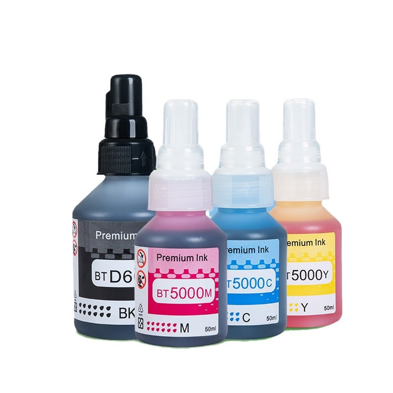 Wholesale Compatible with Brother D60/D5000 Printer Filled Black Colorful Ink Brother Ink