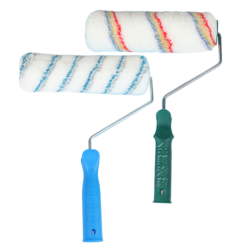 9 inch long hair roller brush without dead angle encryption thick wall paint brush tool is not easy to shed fur paint brush wholesale