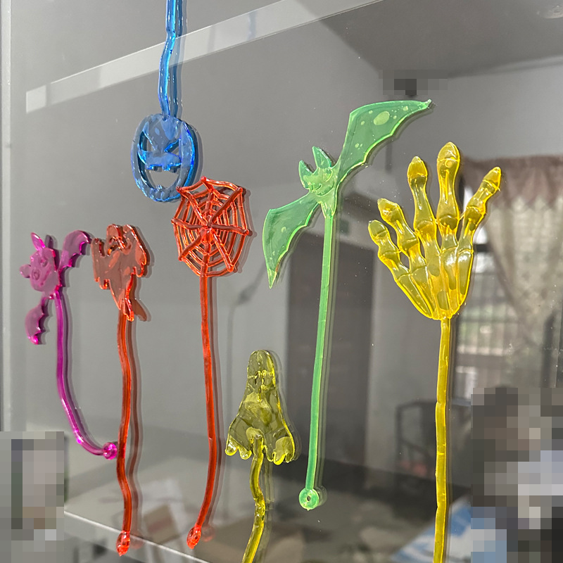 Cross-Border Creative Elastic Palm Spider Web Pumpkin Ghost Halloween Trick Wall Climbing Sticky Small Toy