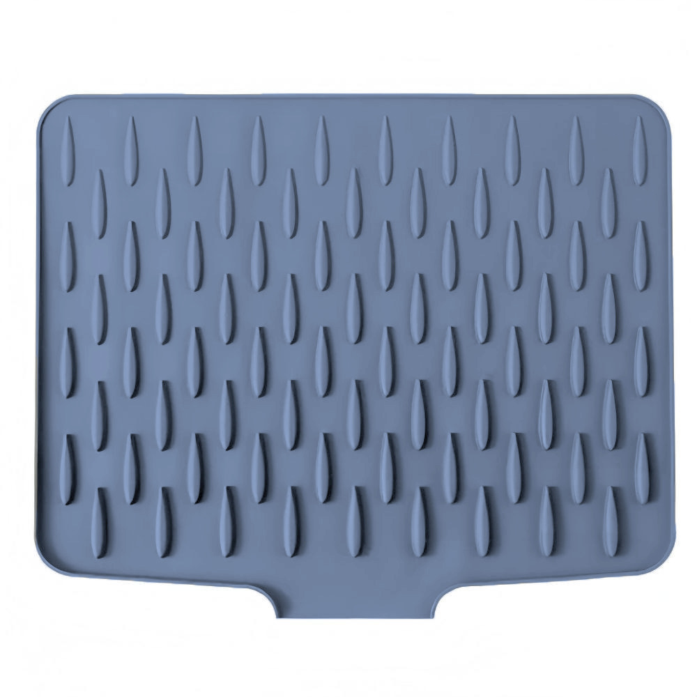Popular Countertop Slope Silicone Drain Pad Kitchen Sink Diversion Anti-Slip Dish Drying Pad Water Filter Pad
