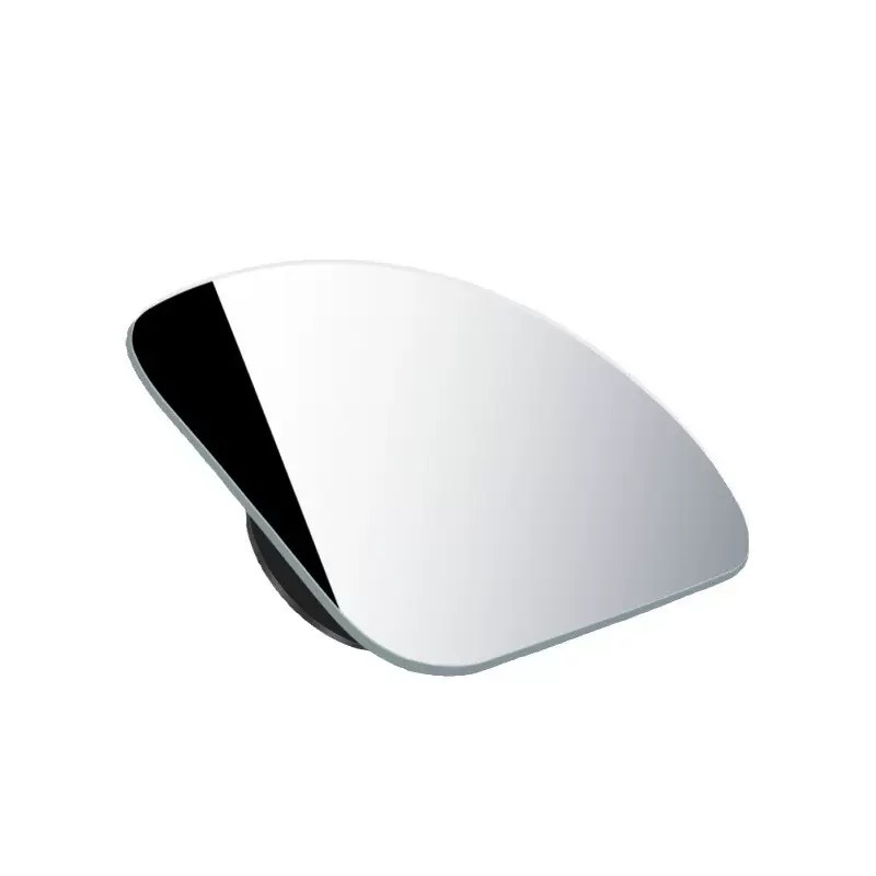 Frameless Rearview Mirror Fan-Shaped Glass Reversing Small Round Mirror 360-Degree Adjustable Wide-Angle Ultra-High-Definition Auxiliary Reflector