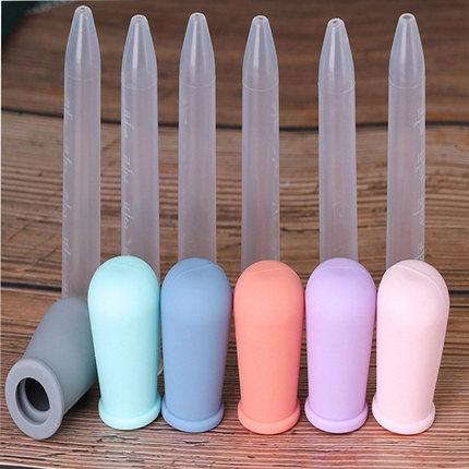 2.5ML silicone baby medicine feeding water dropper 3ML5ML silicone dropper infant medicine feeder