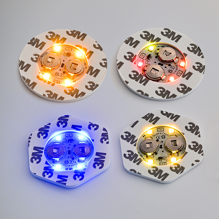 Кросс-бордерная светящаяся подставка для винных чашек, бутылок и бокалов с цветной подсветкой