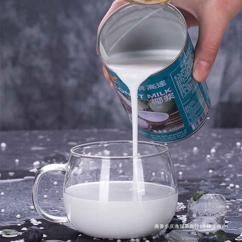 Gold Medal Gundam Coconut Milk Paste Coconut Milk Sago Dessert for Home and Commercial Use, Special for Milk Tea Shops, Baking Gundam Coconut Juice Small Pack