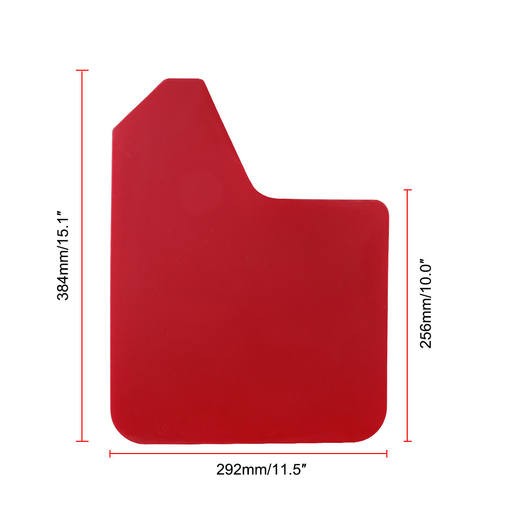 Cross-border hot sale car fender splash guard compatible with pickup truck SUV truck universal red black