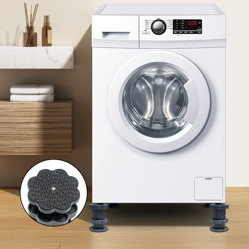 Adjustable washing machine universal base shockproof heightening non-slip foot mat refrigerator mute mat heightening moisture-proof base
