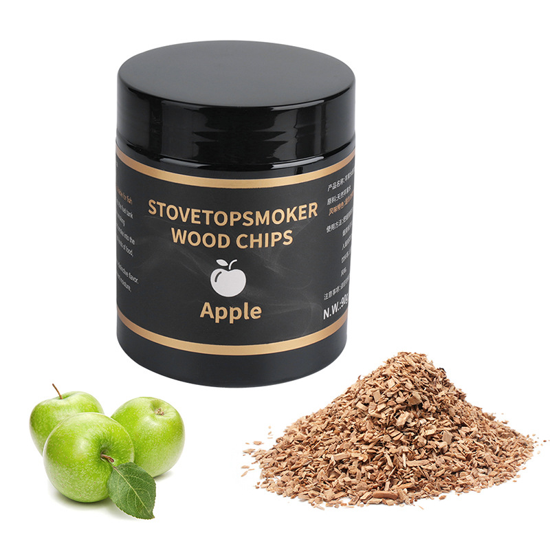 Кросс-бордерные древесные чипсы для копчения, яблоко, грецкий орех, вишня, дуб, ручной коптильщик для домашнего использования