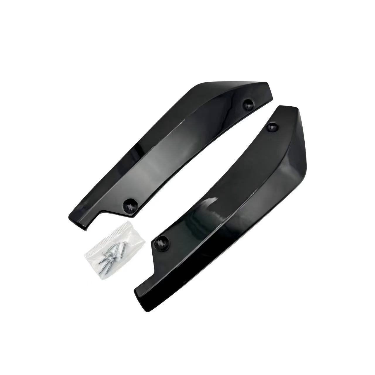 Car Modification Carbon Fiber Rear Corner Rear Lip Rear Spoiler Universal Rear Corner Decorative Rear Spoiler Accessories Modification Parts