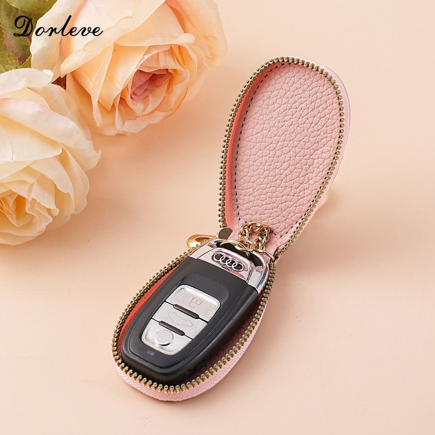 Key Bag Unisex Car Large Capacity Multifunctional Key Chain Storage Bag Business Style Simple and Compact Home Use