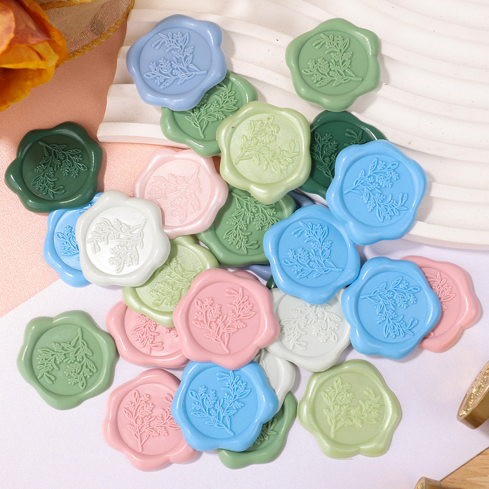 Кросс-граничная цветная восковая наклейка печать для свадебных приглашений