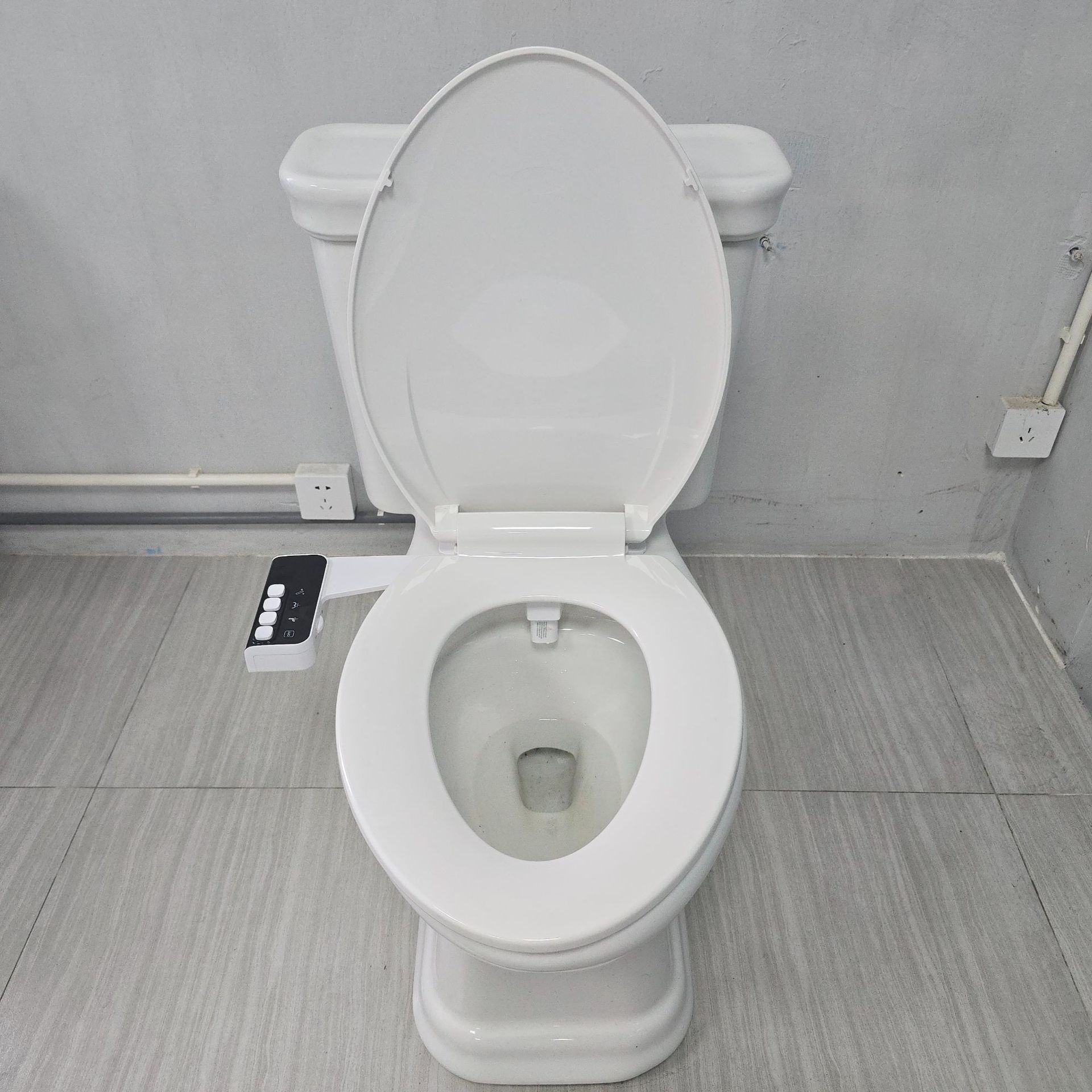 Convenient for Export, Bidet Button Type Buttocks Cleaning, Vulva Flushing, Double Nozzle Bidet, Unplugged Bidet