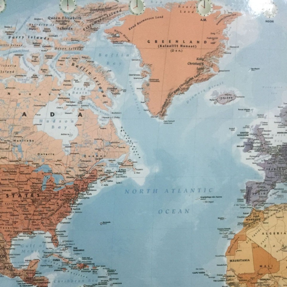 Factory direct wholesale coated paper double coated waterproof English map paper English map