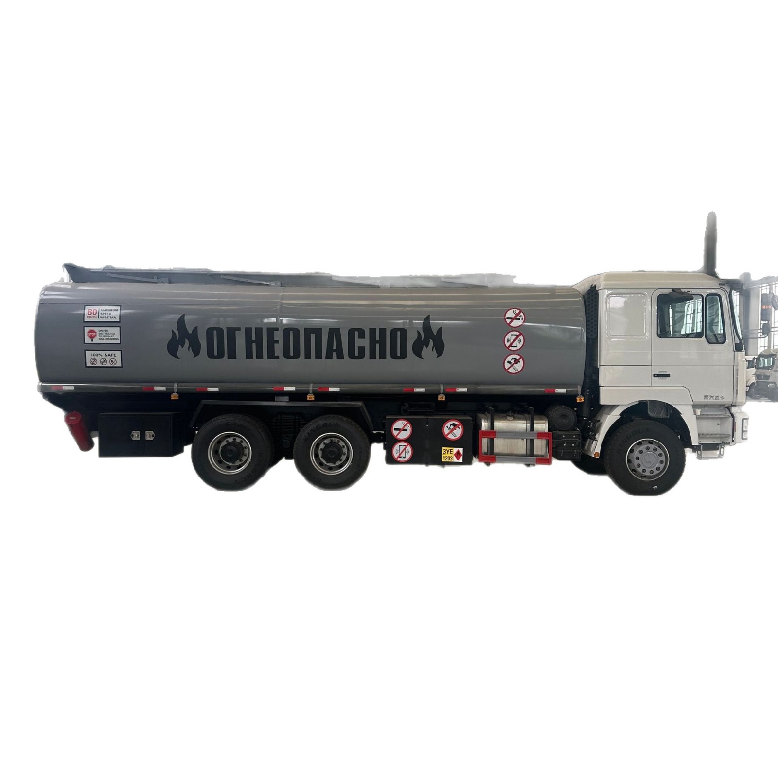 Cross-Border Direct Sales Shacman F3000 6*4 25 Cubic Meter Stainless Steel Oil Tanker Mobile Fuel Truck