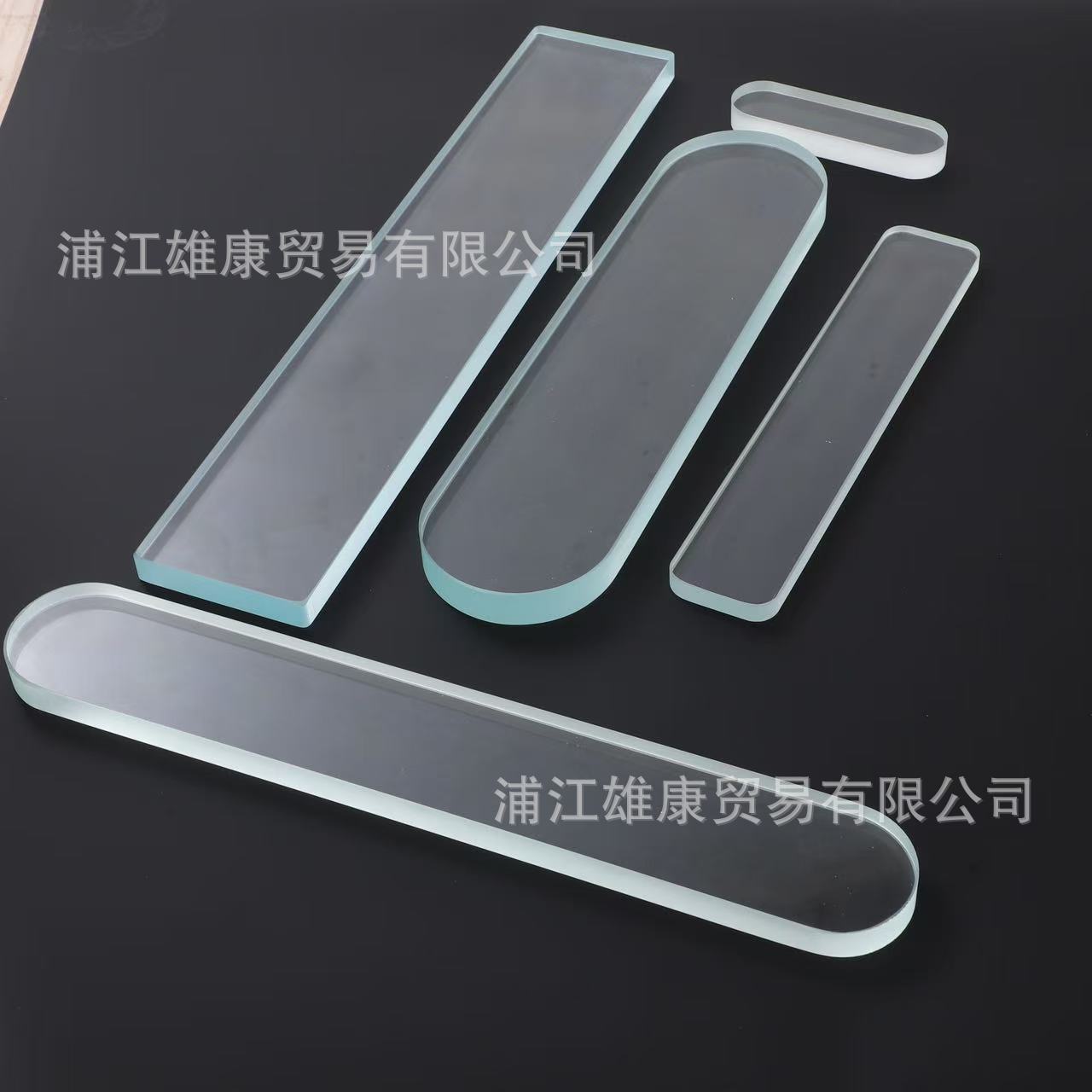 Закаленное стекло, боросиликатное стекло, высокобorosilicate, длинная овальная стеклянная пластина, стекло для уровня воды котла, различные размеры