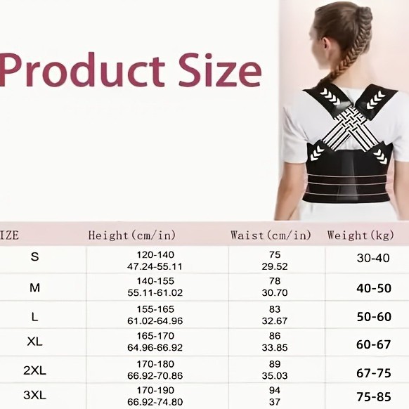 Cross-Border Adult Men and Women Adult Correction Belt Open Shoulder Anti-Hunchback Corrector Back Posture Correction Belt Waist Protector Douyin Hot Style