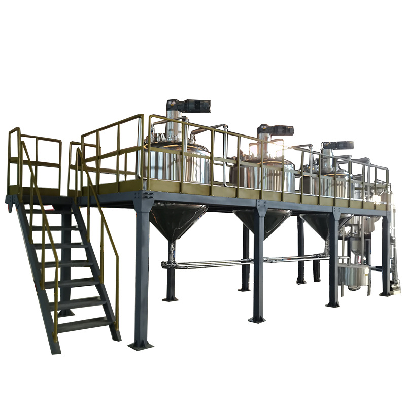 Animal Bile Extraction and Concentrated Bilirubin Equipment Pharmaceutical Concentrated Mixing Tank Jam Vacuum Concentration Equipment