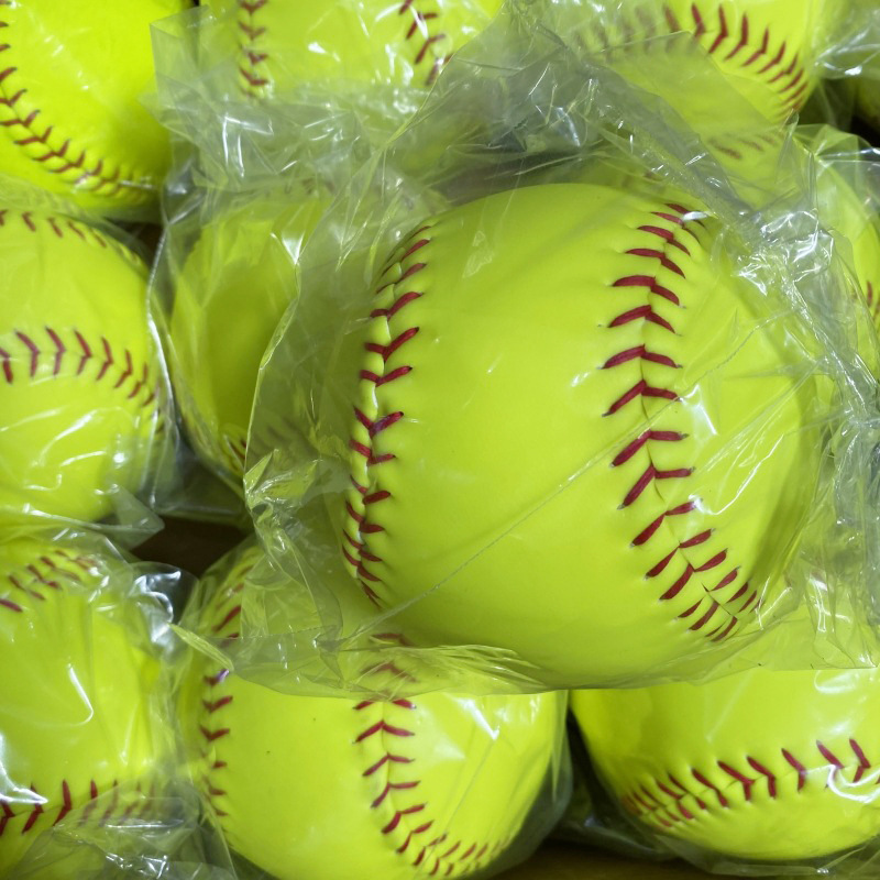 Софтбол 12 дюймов стандартный из коровьей кожи PVC двухслойный для тренировок