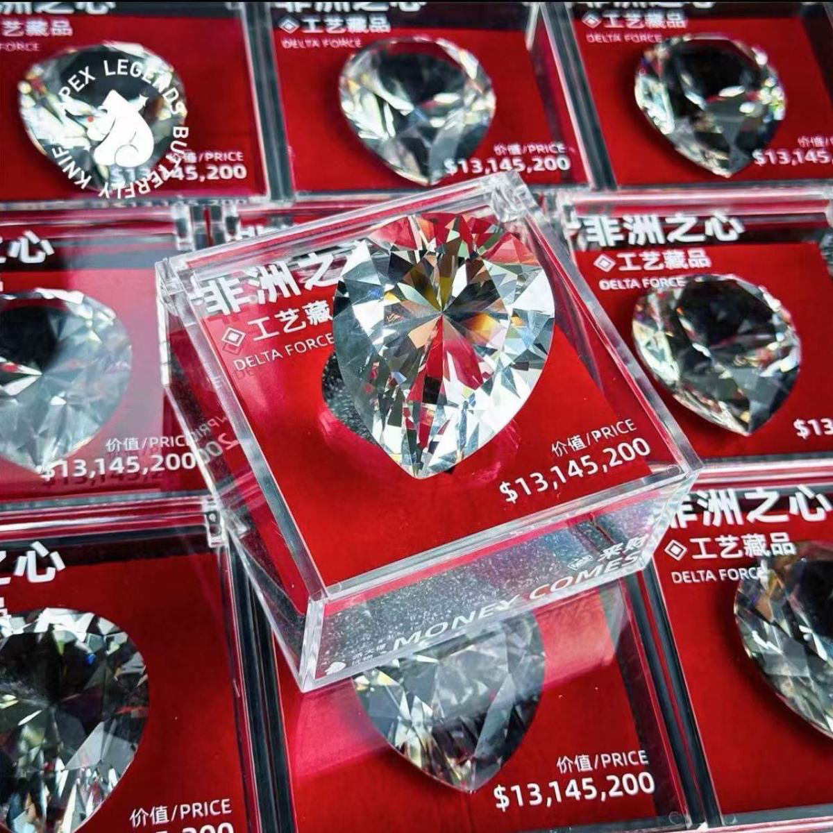 Модель украшения Heart of Africa, алмазный кристалл, collectible фигурка для мальчиков, сувенир