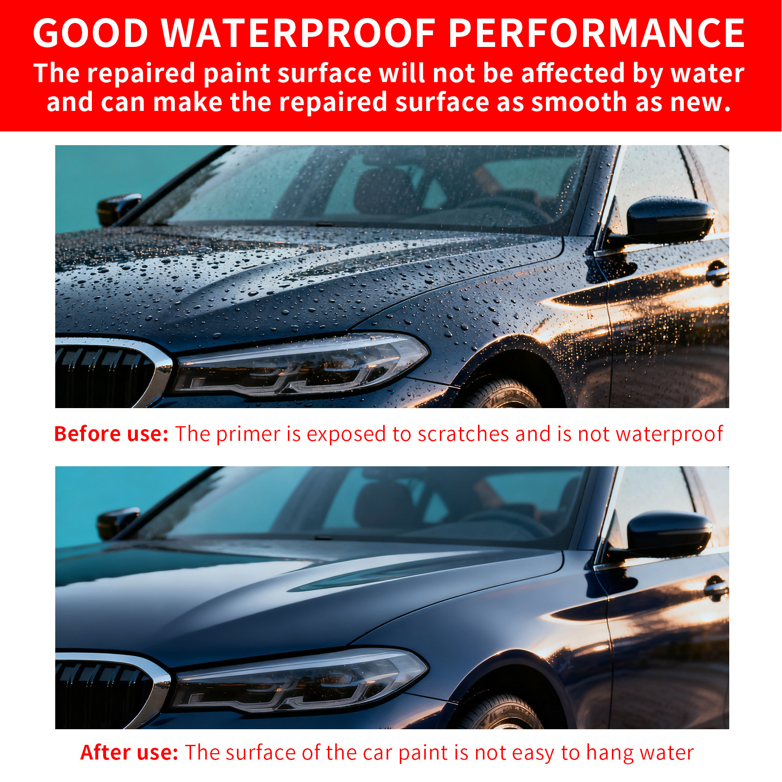 Fix It! Pro Car Paint Pen Car Touch-Up Pen Car Paint Scratch Repair Pen Aluminum Tube Opp Package