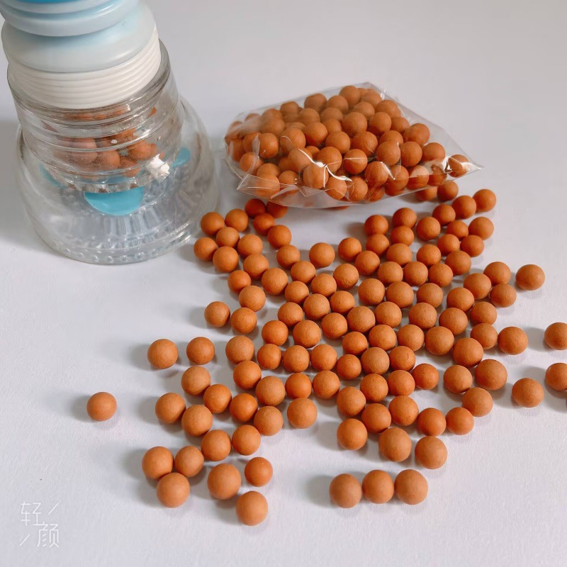 Filled Ceramic Balls, Yellow Clay Heat Therapy Balls, Fish Tank Water Purification Colorful Mineralized Balls, Roasted Bean Baking Medical Stone Balls