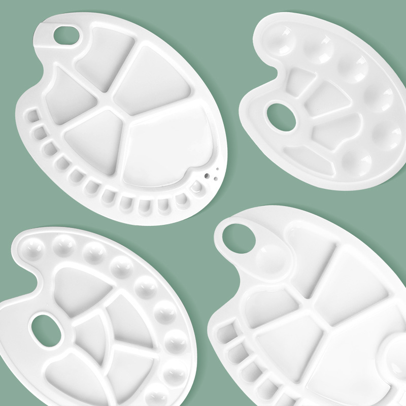 Large, medium and small plum pigment palette palette acrylic watercolor gouache palette pigment plate 