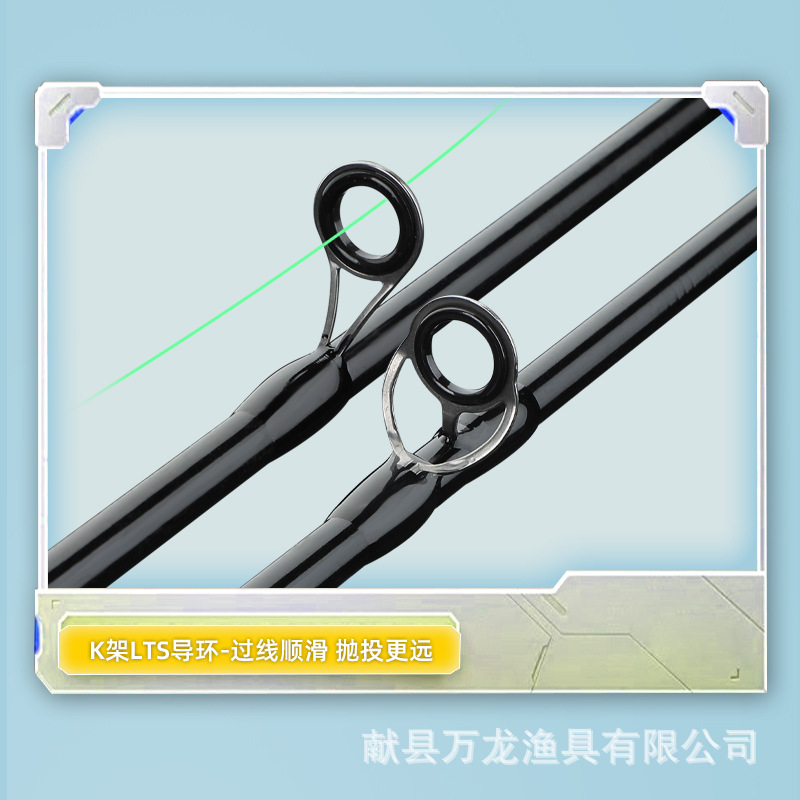 Luya Rod Sea Fishing ml Adjustment Gun Handle Straight Handle Fishing Rod Black Fishing Rod Horse Mouth Rod Long-Range Road Sliding Rod Fishing Rod Wholesale