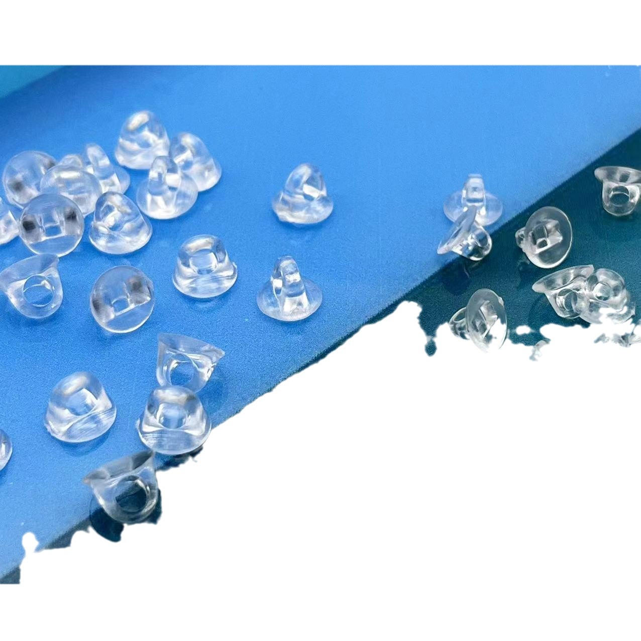 Factory direct jewelry accessories diy children's headdress rope rubber band Back button corner base back perforation