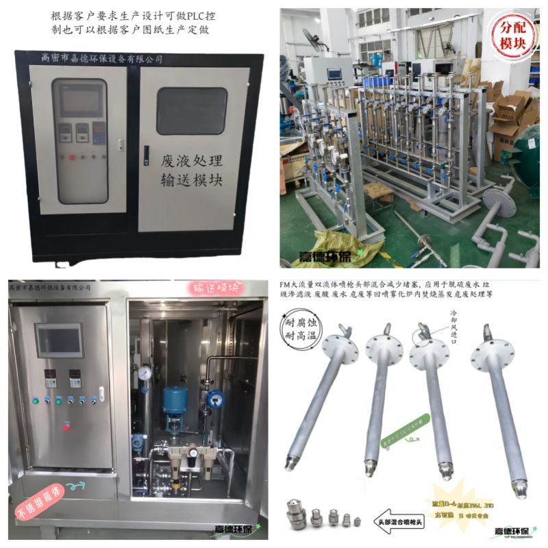 Manufacturer Customized Hazardous Waste, Wastewater, Waste Liquid, Garbage Leachate, Boiler Back-Spray Incineration Treatment Equipment Module Group Modification