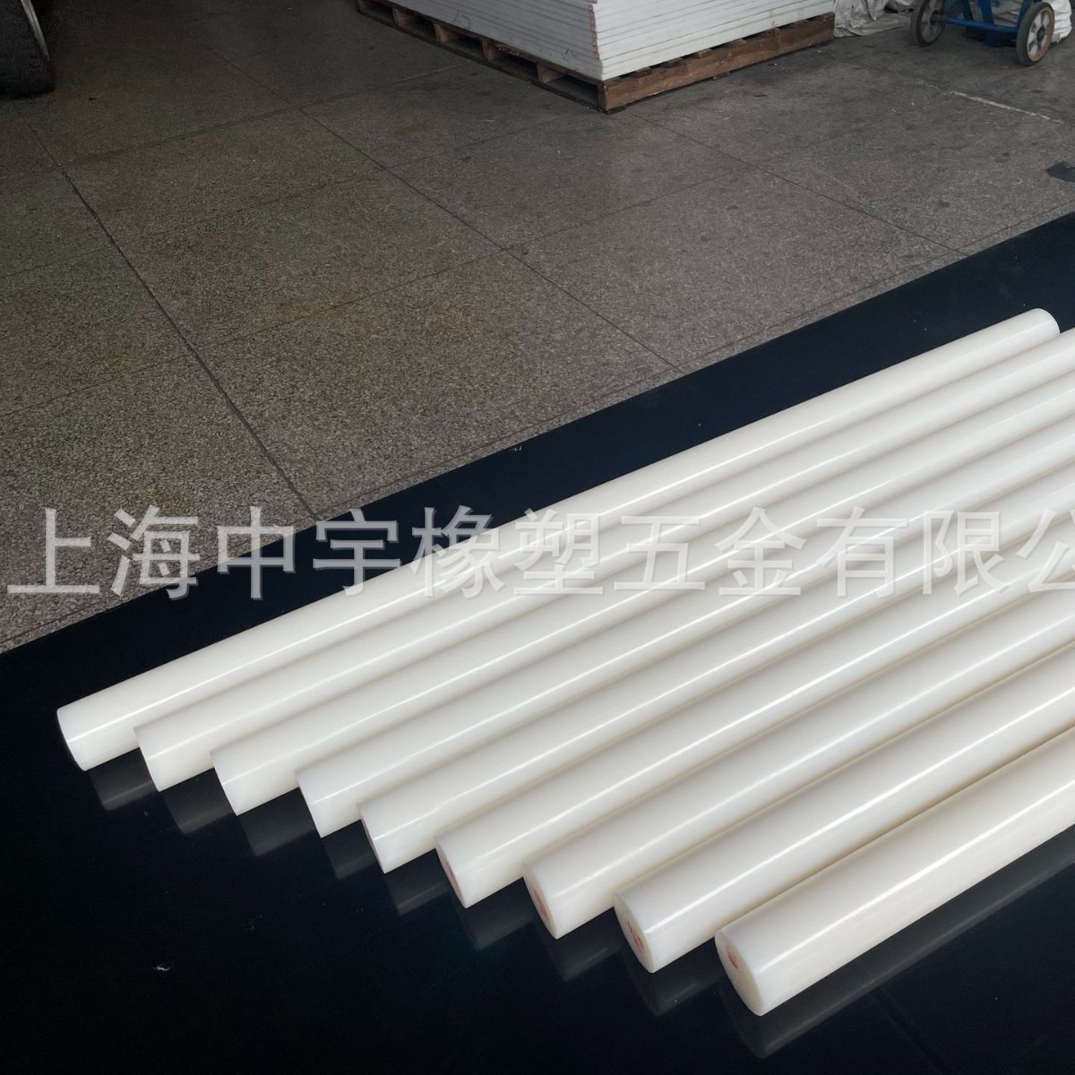 White high wear-resistant high molecular polyethylene PE rod wear-resistant impact-resistant PE rod HDPE plastic rod wholesale