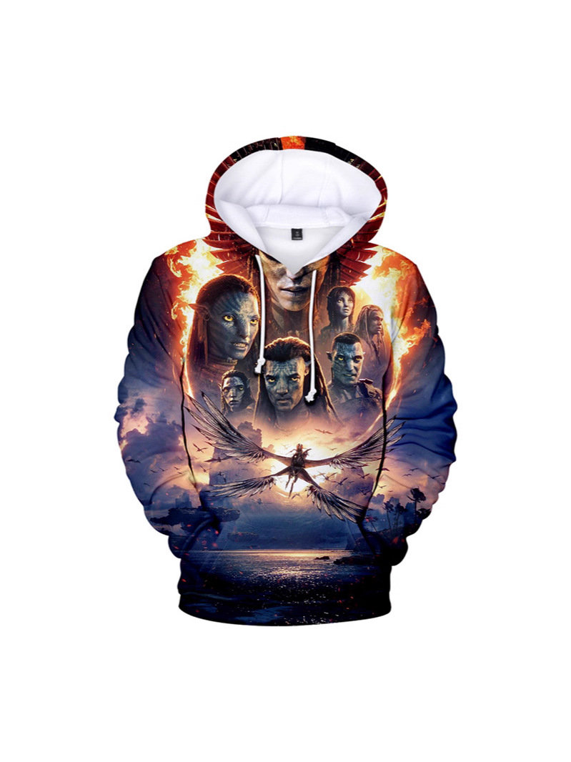 Avatar: Fire and Ash Sweatshirt Pullover Hoodie Fleece Top