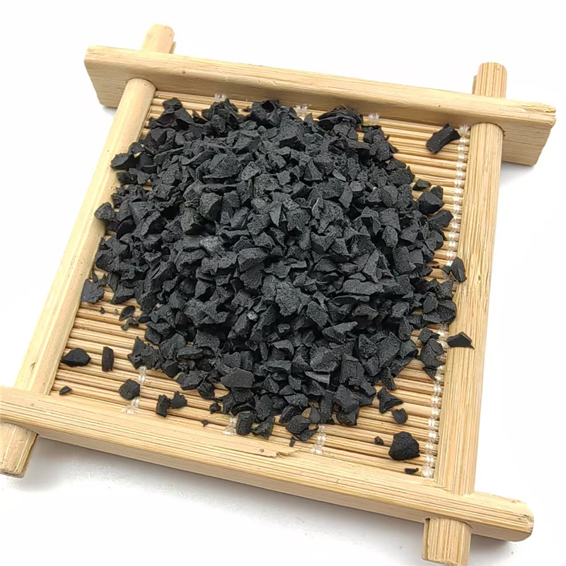 Manufacturer Wholesale Black Rubber Granules for School Playgrounds, Plastic Running Tracks, Rubber Granules for Lawn Filling, Tire Granules