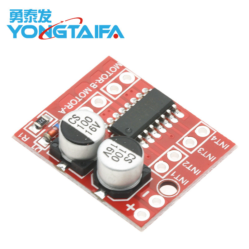 Двухканальный модуль управления двигателем постоянного тока, регуляция скорости PWM, двойной H-мост, мини супер L298N