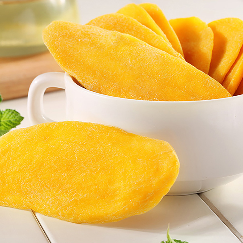 Baicaowei Dried Mango 60g Box Pack 130 Pieces Candied Fruit Snacks Wholesale