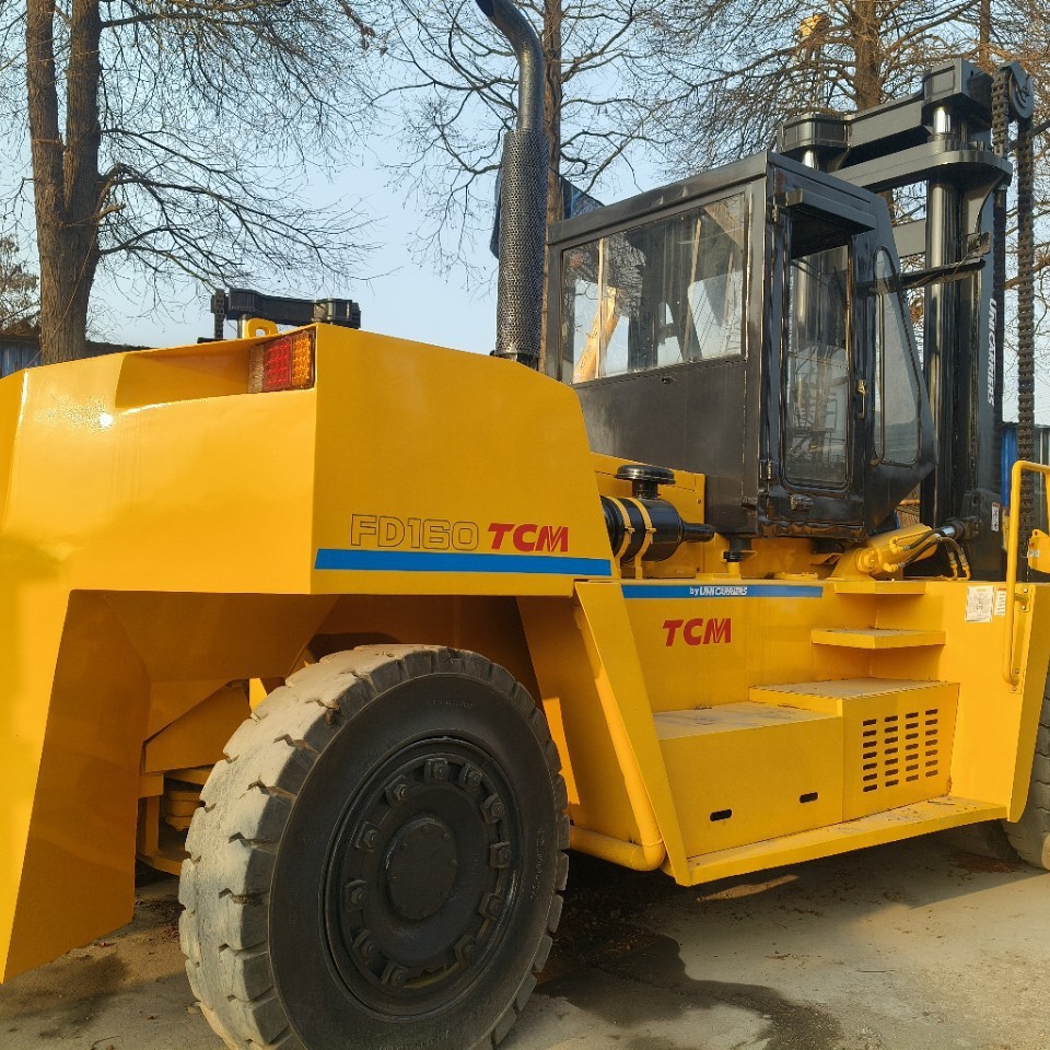 Tcm16 Ton Forklift Japanese Original 16 Ton Large Forklift Used Forklift Diesel Forklift Exports