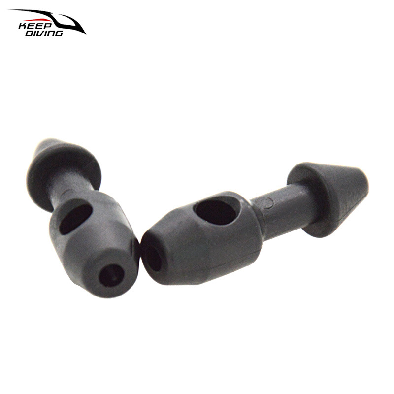 2-Pack Plastic Fish Gun Nail Shooting Fish Gun Latex Tube Fork Arm Rubber Band Connection Dini Horse Rope Accessories Fishing and Hunting Equipment