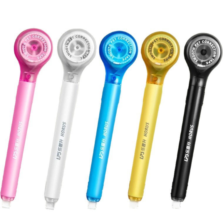 Lepusheng 9189 Correction Tape with Replaceable Core for Students with Good Looks, Special Correction Tape with Large Capacity Pen-Type Correction Tape