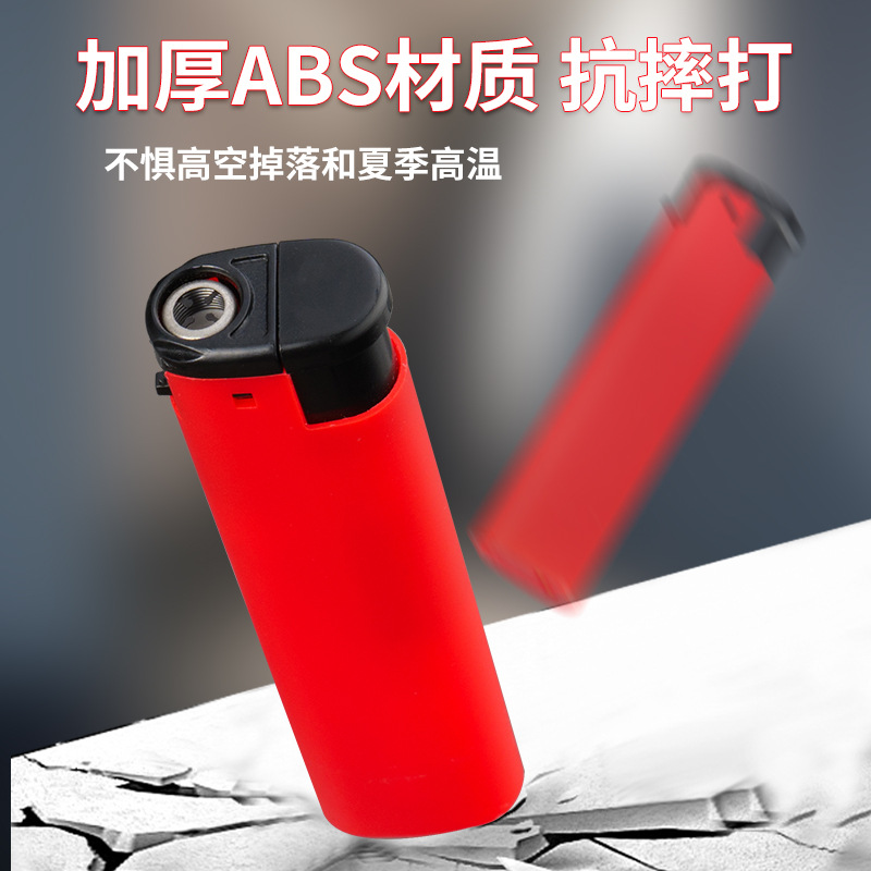 Advertising lighter custom printing high-end windproof open fire hotel hotel bar logo lettering one-time hair