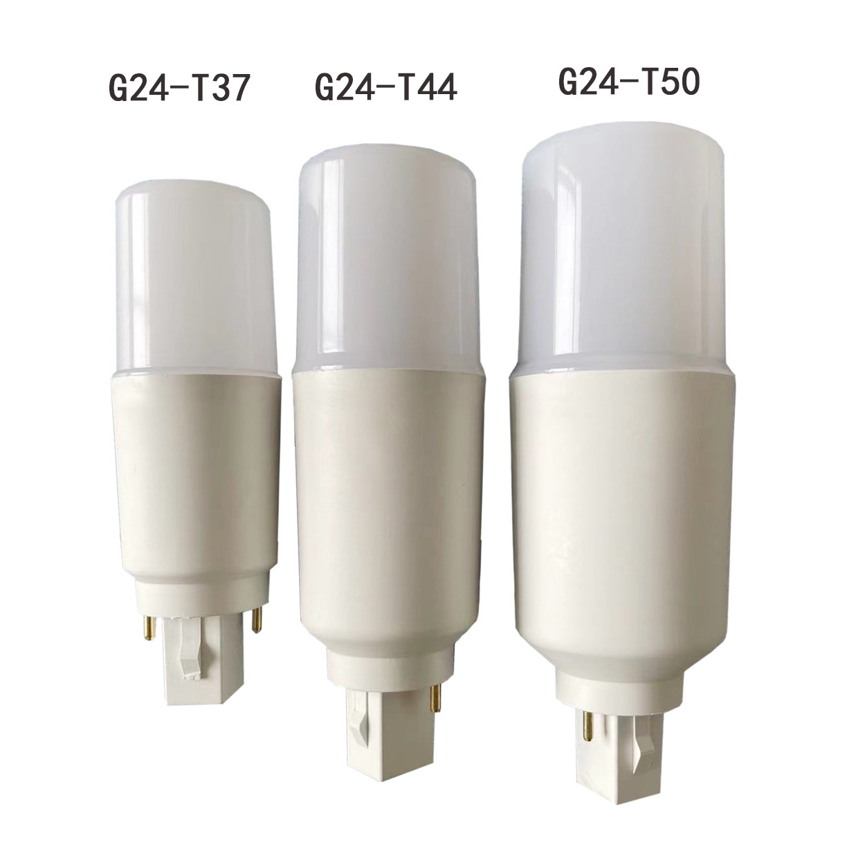 G24 Horizontal Plug-In Lamp Pl-C Lamp G24D Lamp Holder 2-Pin 2P G24 Light Source Led Plug-In Tube Instead of H Tube Energy-Saving Lamp