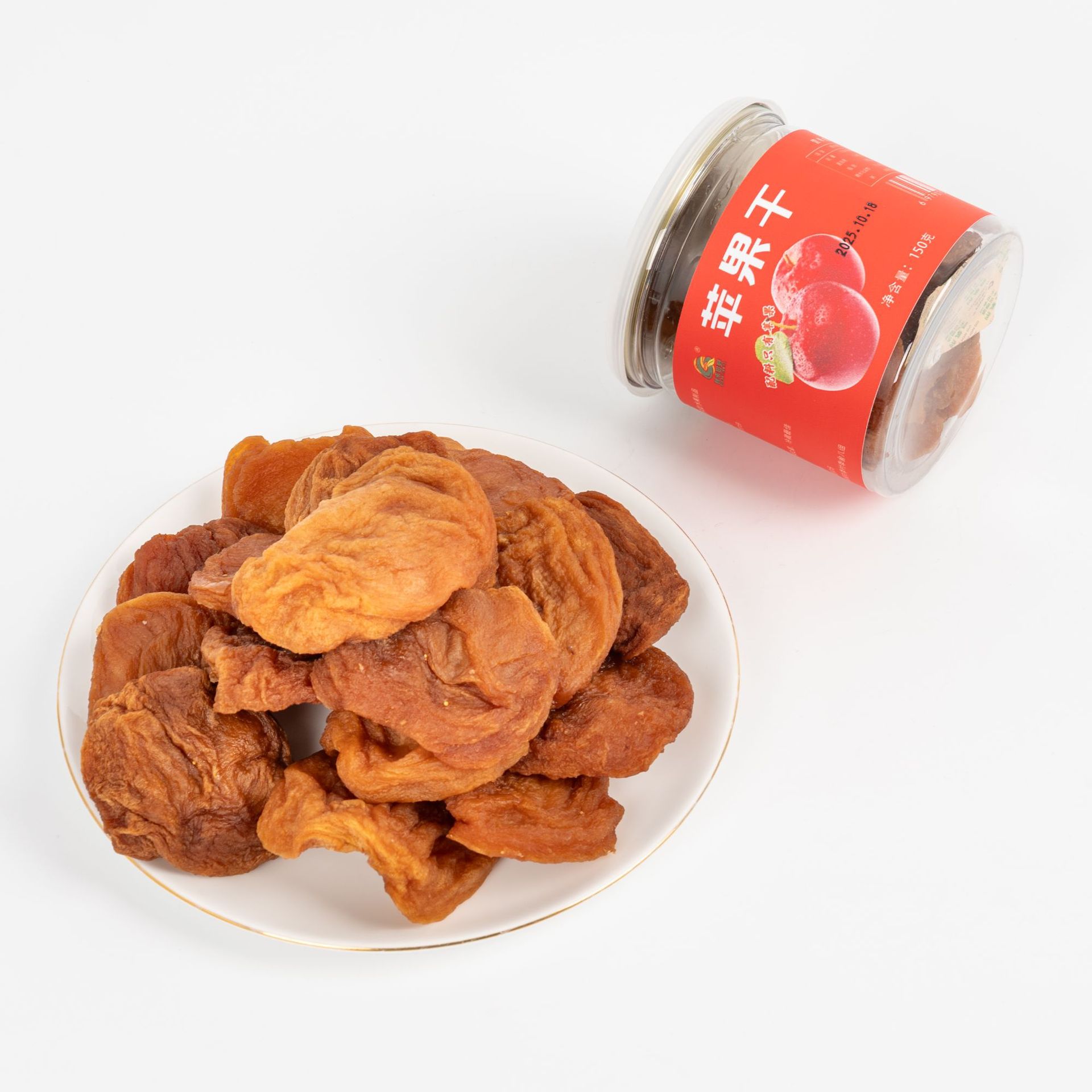 Three-Steamed and Three-Dried Apples, Additive-Free, Soft, Pure, Natural, Glutinous, Sweet, Thick-Cut, Steamed Apples