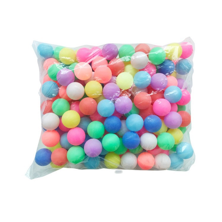 Frosted Colorful Table Tennis 40Mmpp Seamless Ball Activity Game Playground Spray Ball Machine Family Lottery DIY Ball
