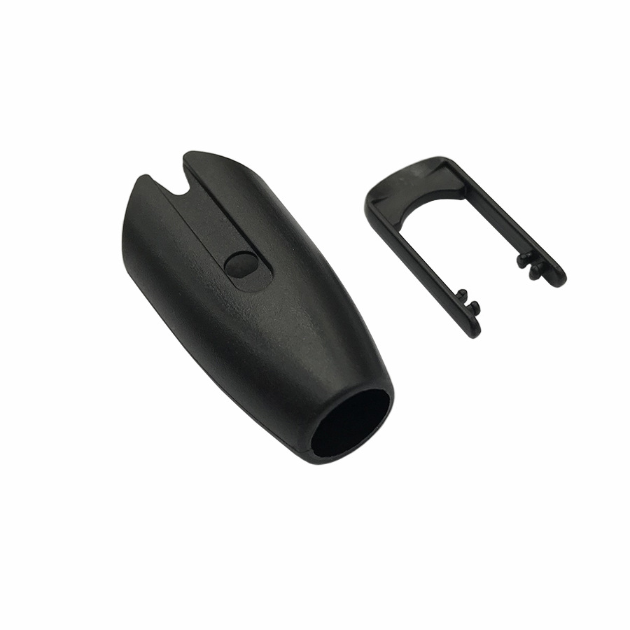 Various specifications pet leash accessories dog leash dog buckle round rope buckle pet leash black plastic buckle