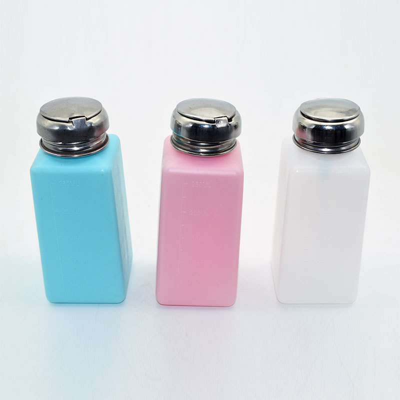 Special offer copper pump alcohol bottle stainless steel push copper core plastic 100 200 250ml anti-corrosion Tenna water