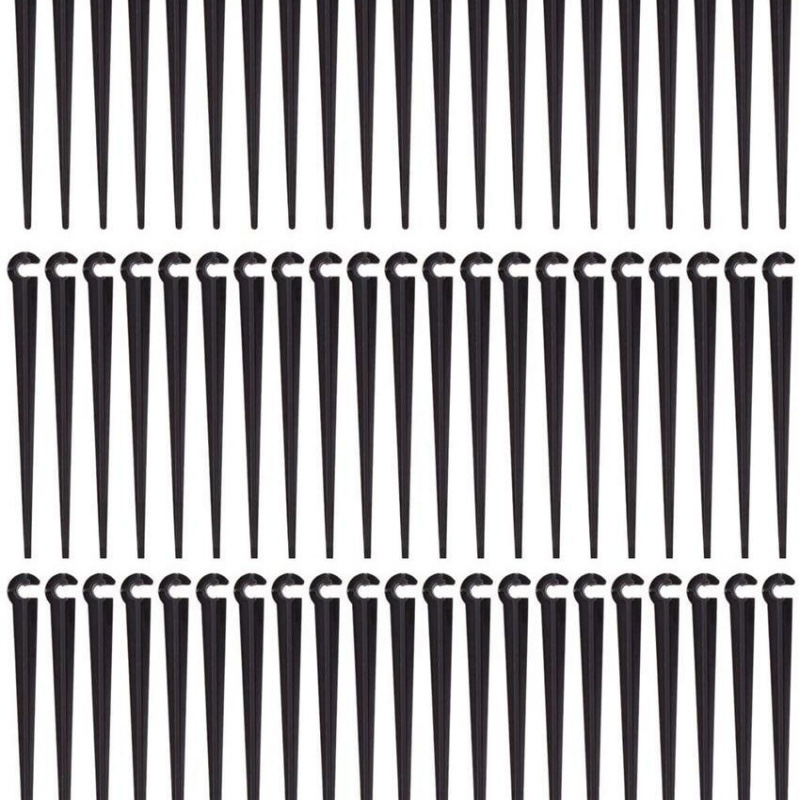 47 Capillary Bracket 47 Plastic Ground Plug Bracket Fixed Bracket C-Type Gardening Garden Bracket Garden Tool Rack Accessories