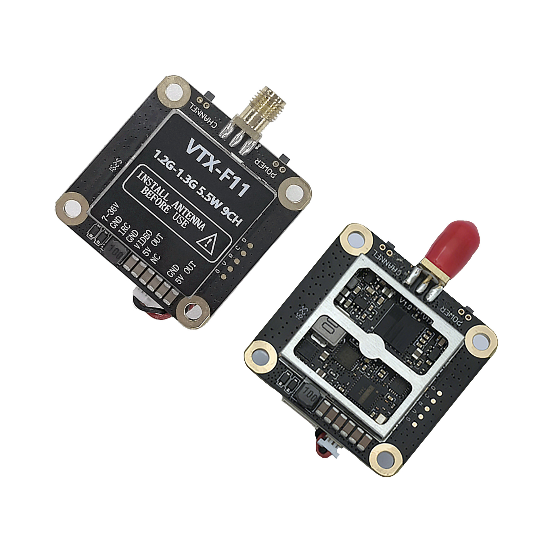 Flytofpv 1.2g 1.3g 5.5W 9Ch Vtx Wireless Image Transmission Long-Distance Fpv Video Transmitter